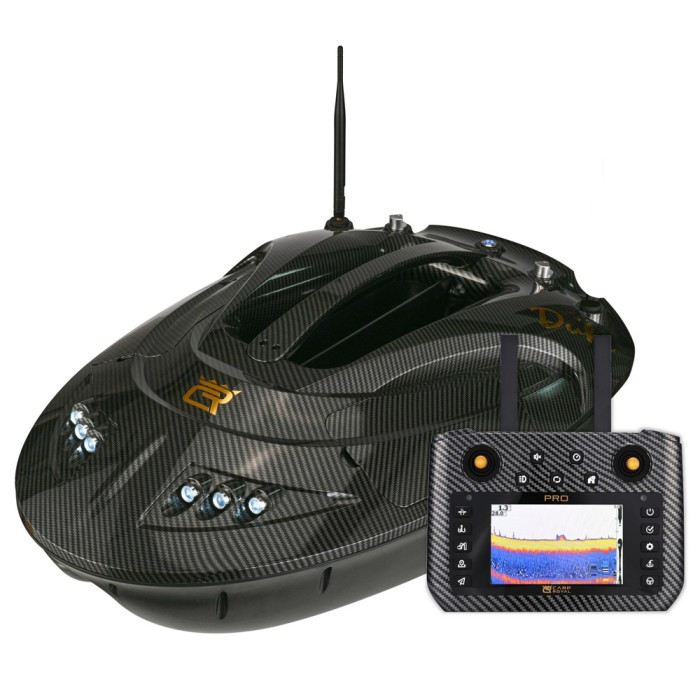 GPS-gestütztes Futterboot mit präziser Navigation, integriertem Fischfinder-Sonar, automatischer Fütterung und Rückführung – für einfaches Auffinden von Fischen und höhere Angelerfolge.