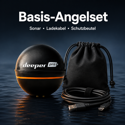 Deeper Smart Sonar PRO+ – Kabelloser Fischfinder mit GPS für präzise Angelplätze
