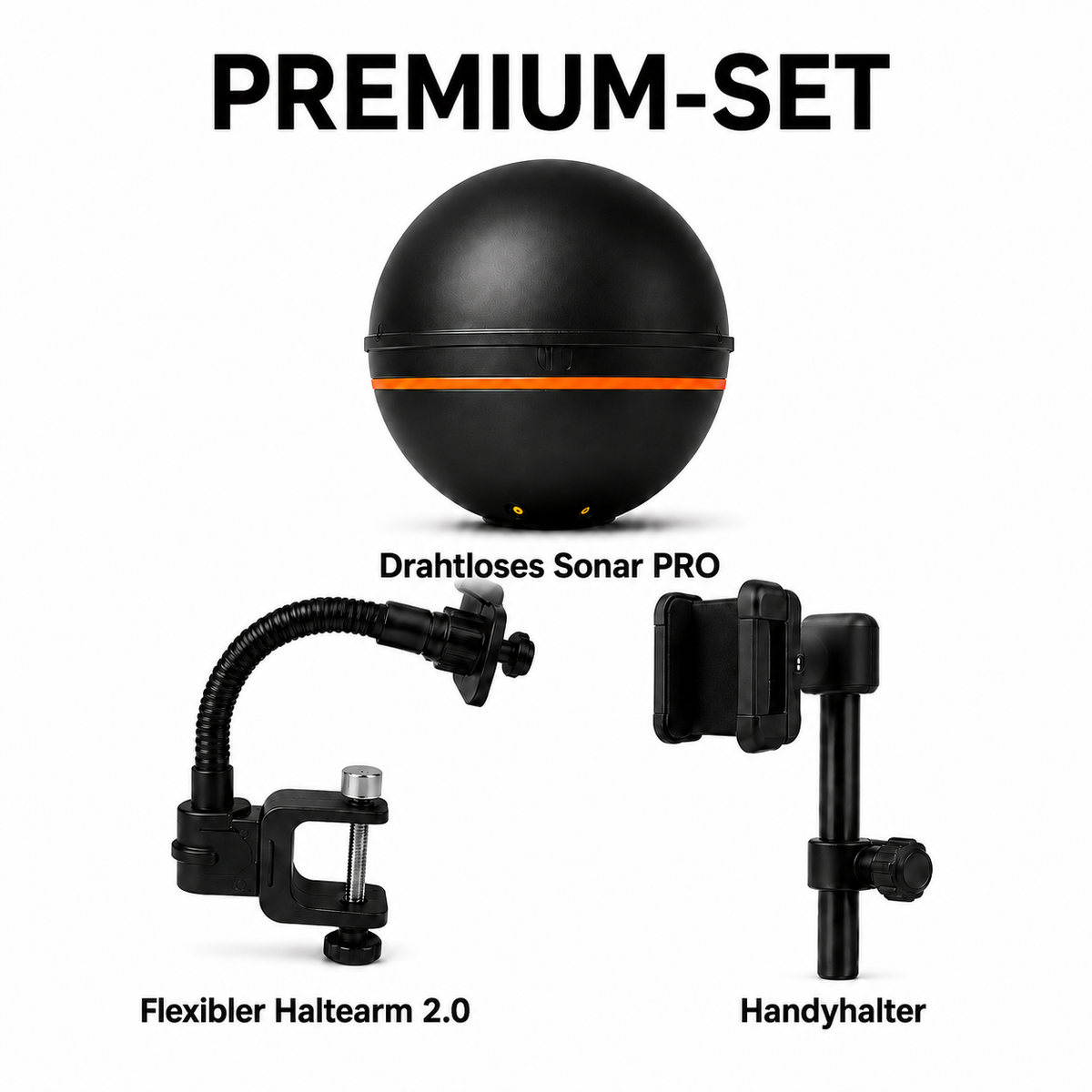 Kabelloser GPS-Fischfinder PRO+ – Starter- oder Premium-Set